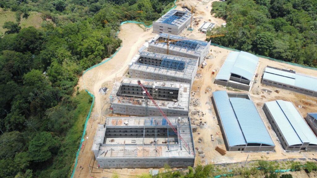 Estructura metalica para cubierta de bodegas