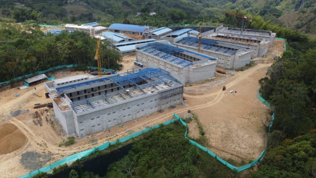 Estructura metalica para cubierta de bodegas